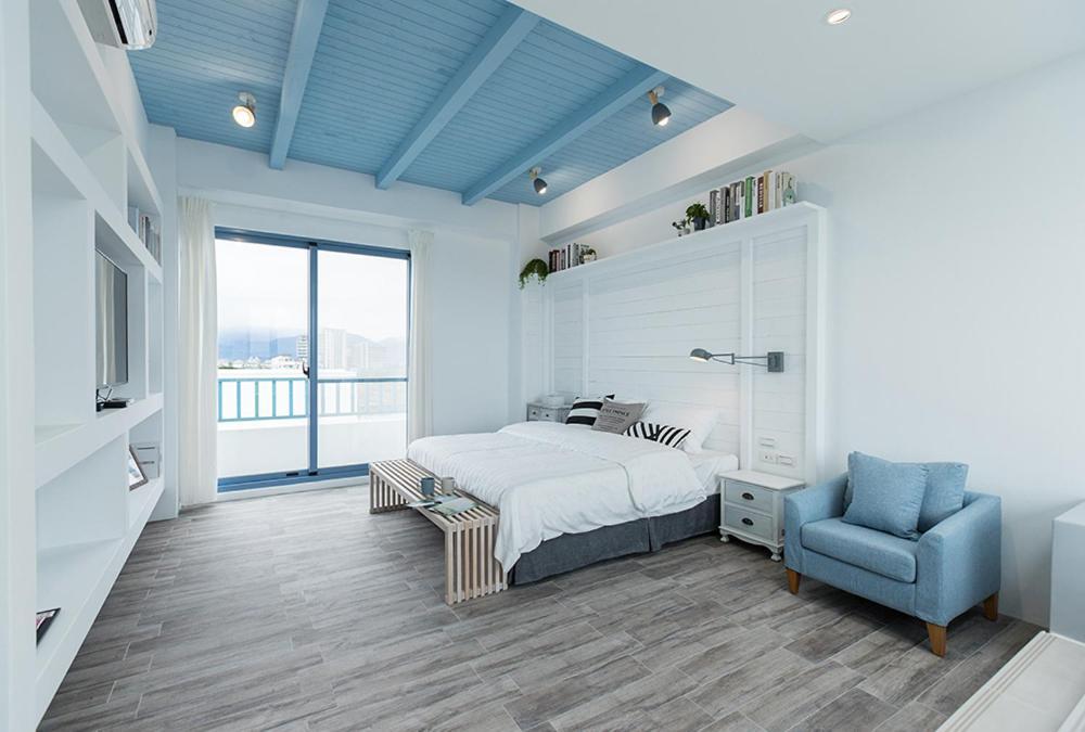 Blue White Apartment Wujie Exterior photo