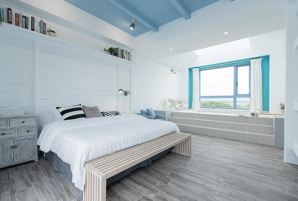 Blue White Apartment Wujie Exterior photo