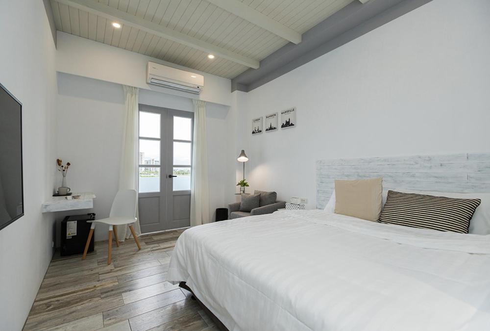 Blue White Apartment Wujie Exterior photo