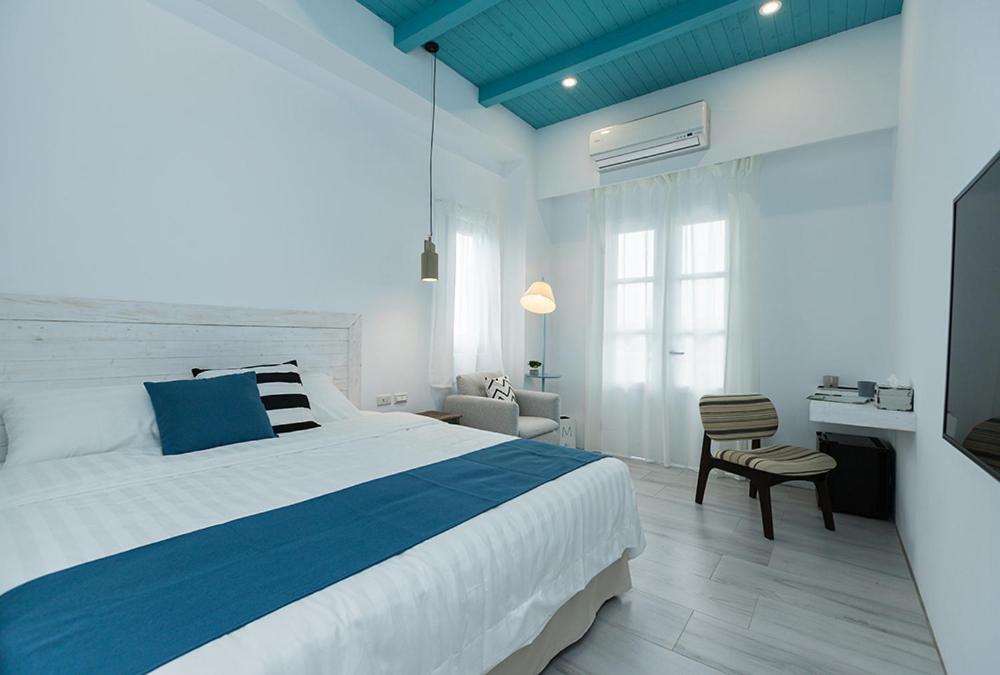 Blue White Apartment Wujie Exterior photo