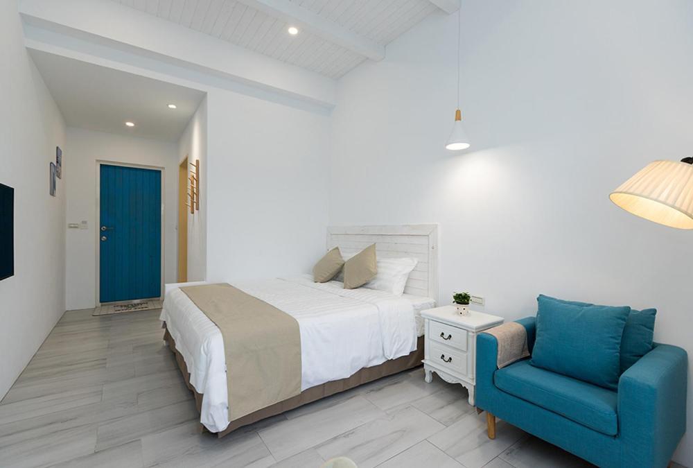 Blue White Apartment Wujie Exterior photo