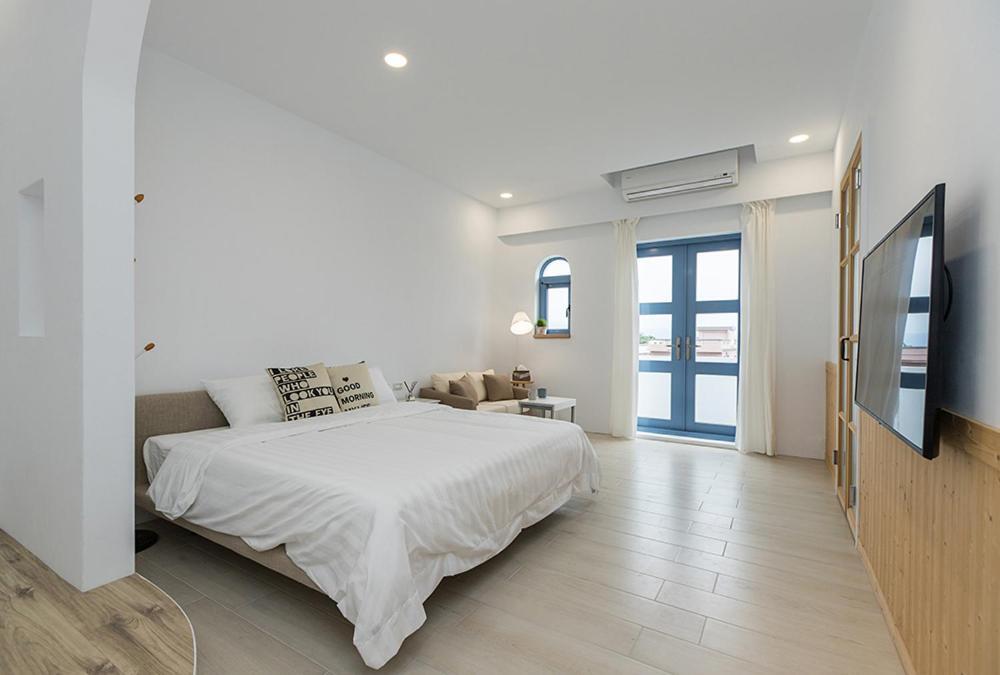Blue White Apartment Wujie Exterior photo