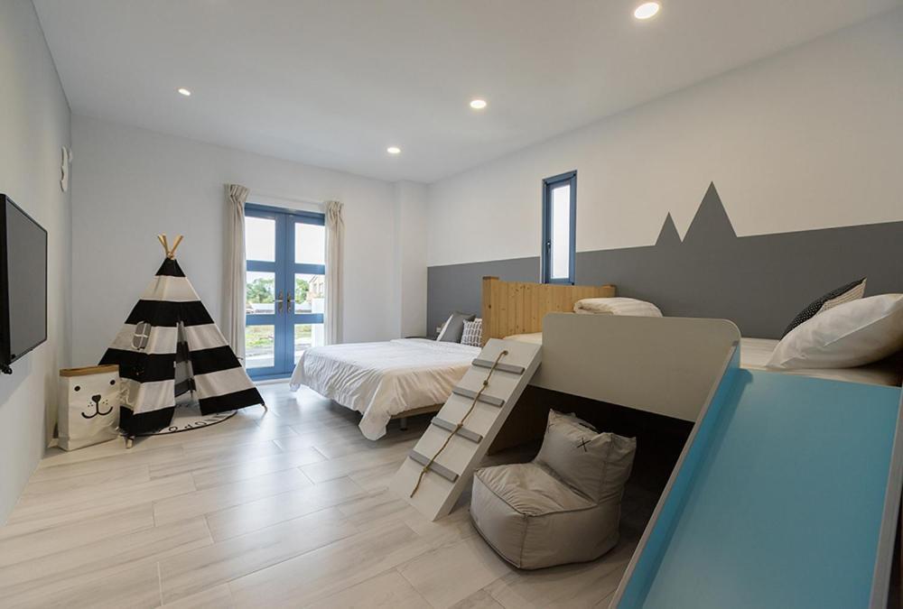 Blue White Apartment Wujie Exterior photo